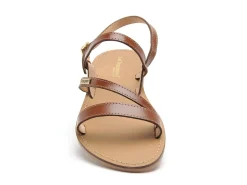 Les Tropeziennes BADEN F Marron Sandales Plates Femme
