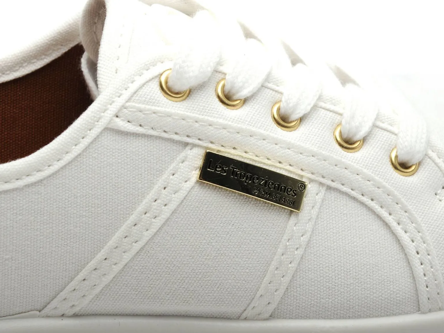 Les Tropeziennes CLORUNI F Blanc Baskets Basses Femme