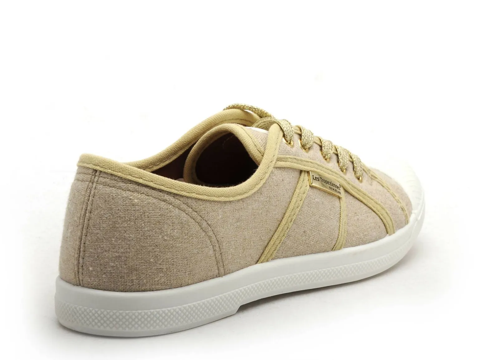 Les Tropeziennes CLORUNI F Or Baskets Basses Femme