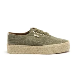 Les Tropeziennes COSMIC F Kaki Baskets Basses Femme