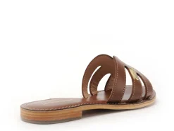 Les Tropeziennes DAMIA Marron Mules et Sabots Plats Femme