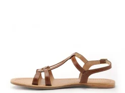 Les Tropeziennes HACKLIO F Marron Sandales Plates Femme