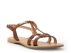 Les Tropeziennes HACKLIO F Marron Sandales Plates Femme