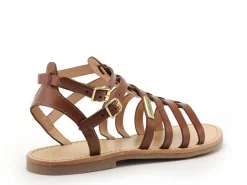 Les Tropeziennes HIKAELA F Marron Sandales Plates Femme