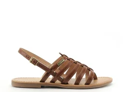Les Tropeziennes HIKA F Marron Sandales Plates Femme