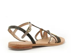 Les Tropeziennes HIRONELA F Kaki Sandales Plates Femme