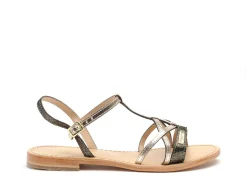 Les Tropeziennes HIRONELA F Noir Sandales Plates Femme