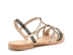 Les Tropeziennes HIRONELA F Noir Sandales Plates Femme