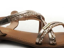 Les Tropeziennes HOMONGO F Or Sandales Plates Femme