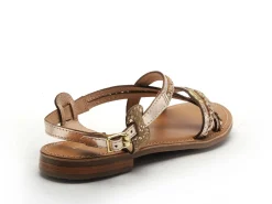 Les Tropeziennes HOMONGO F Or Sandales Plates Femme