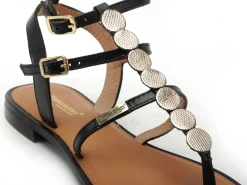 Les Tropeziennes HORELIA F Noir Sandales Plates Femme