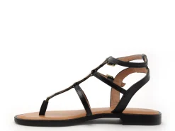 Les Tropeziennes HORELIA F Noir Sandales Plates Femme