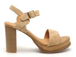 Mamzelle JAIN Beige Sandales à Talons Femme