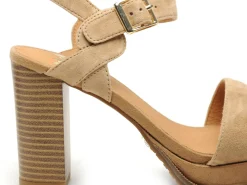 Mamzelle JAIN Beige Sandales à Talons Femme