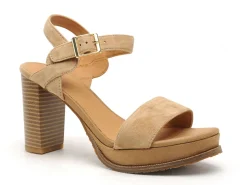 Mamzelle JAIN Beige Sandales à Talons Femme