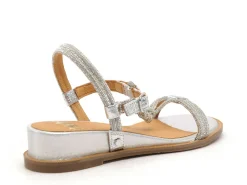 Mamzelle OKAPI Argent Sandales à Talons Femme