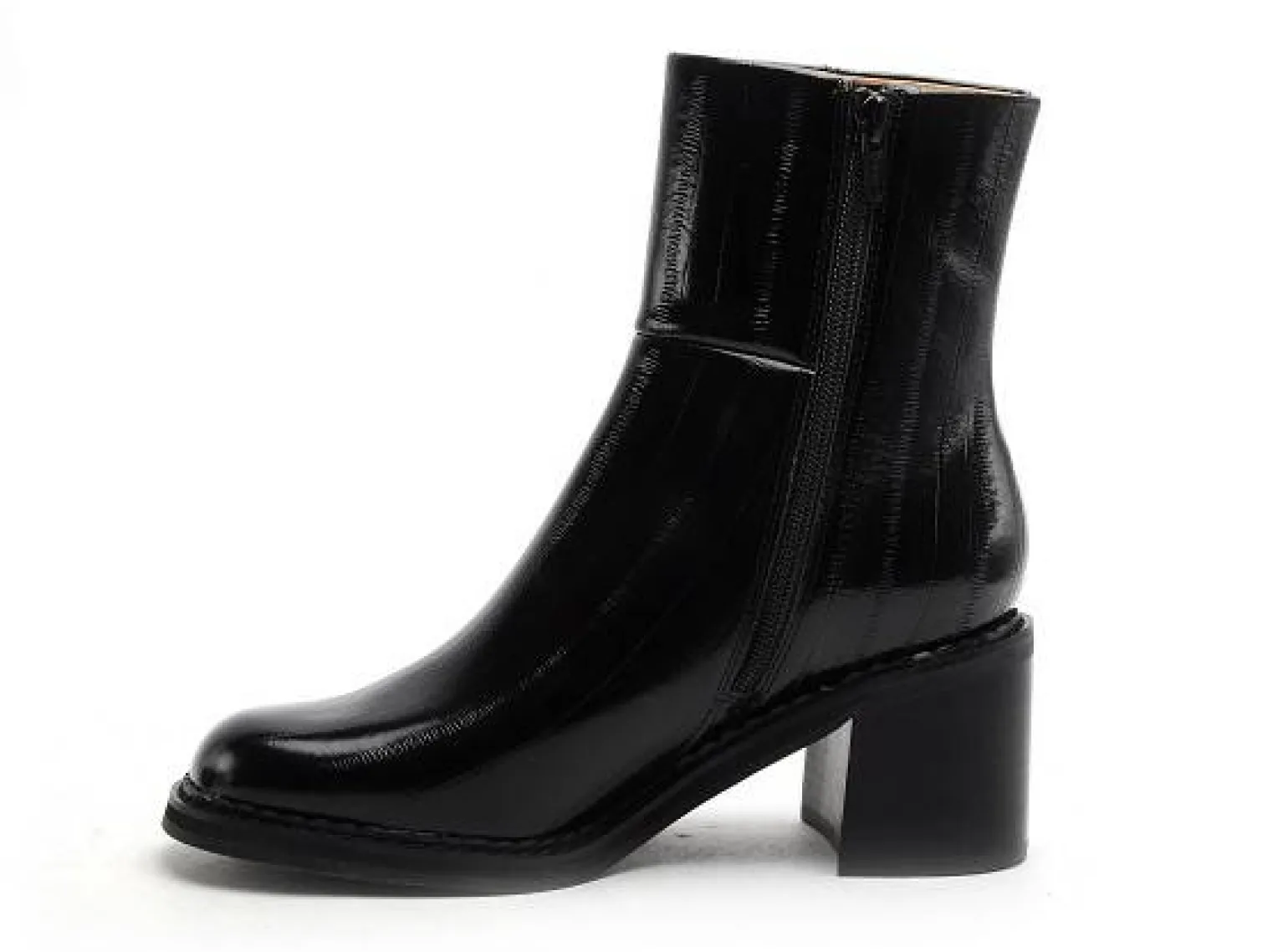 Mamzelle REBABI Noir Boots et Bottines à Talons Femme