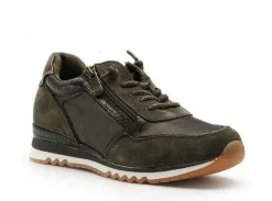 Marco Tozzi 23759 Kaki Baskets Basses Femme