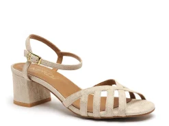 Maroli 7702 Beige Sandales à Talons Femme