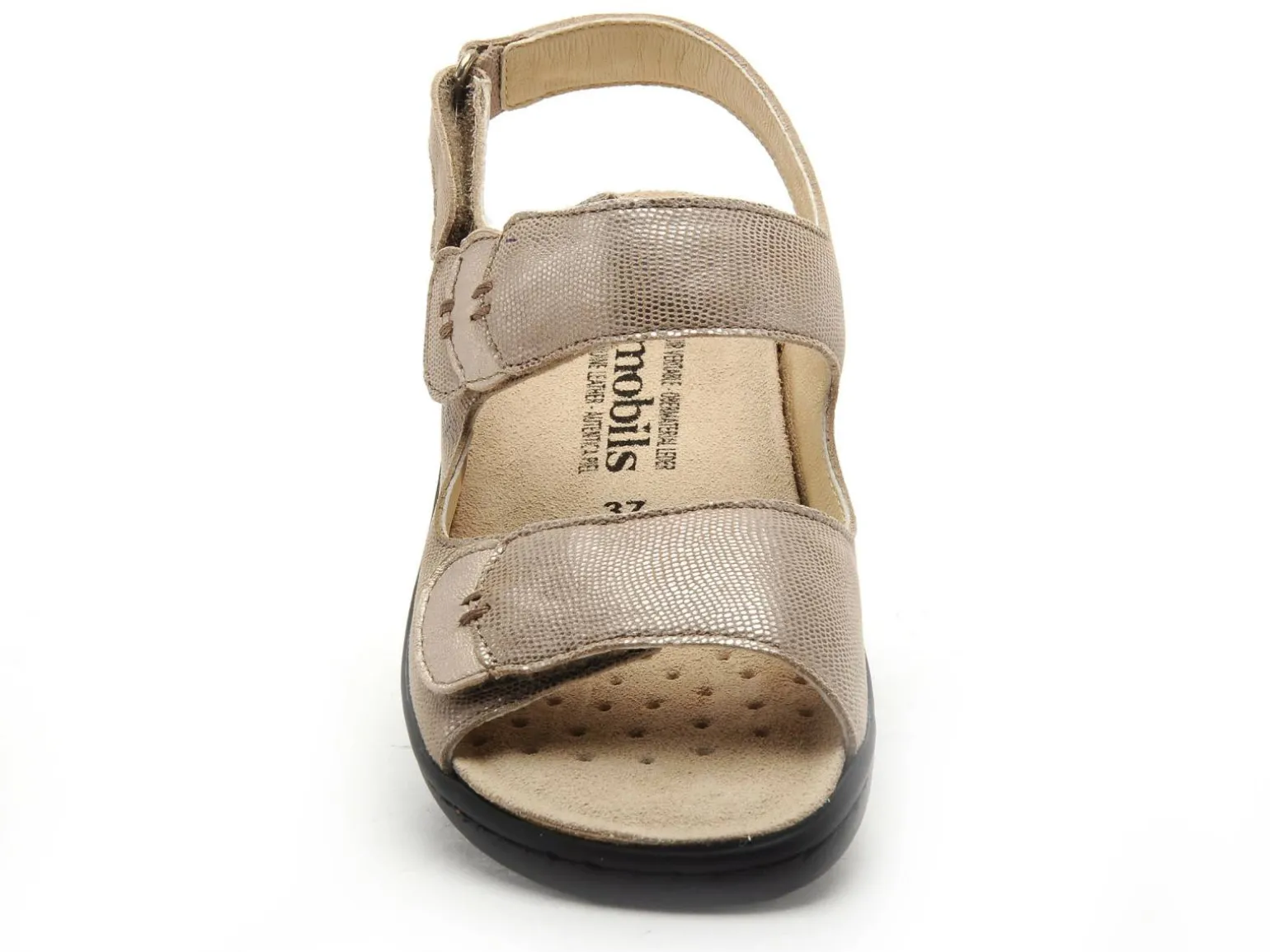 Mephisto 163GETHA Beige Sandales à Talons Femme