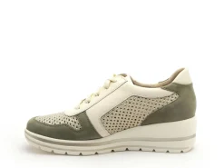 Mephisto 670 P5146512 ABBY Kaki Baskets Basses Femme