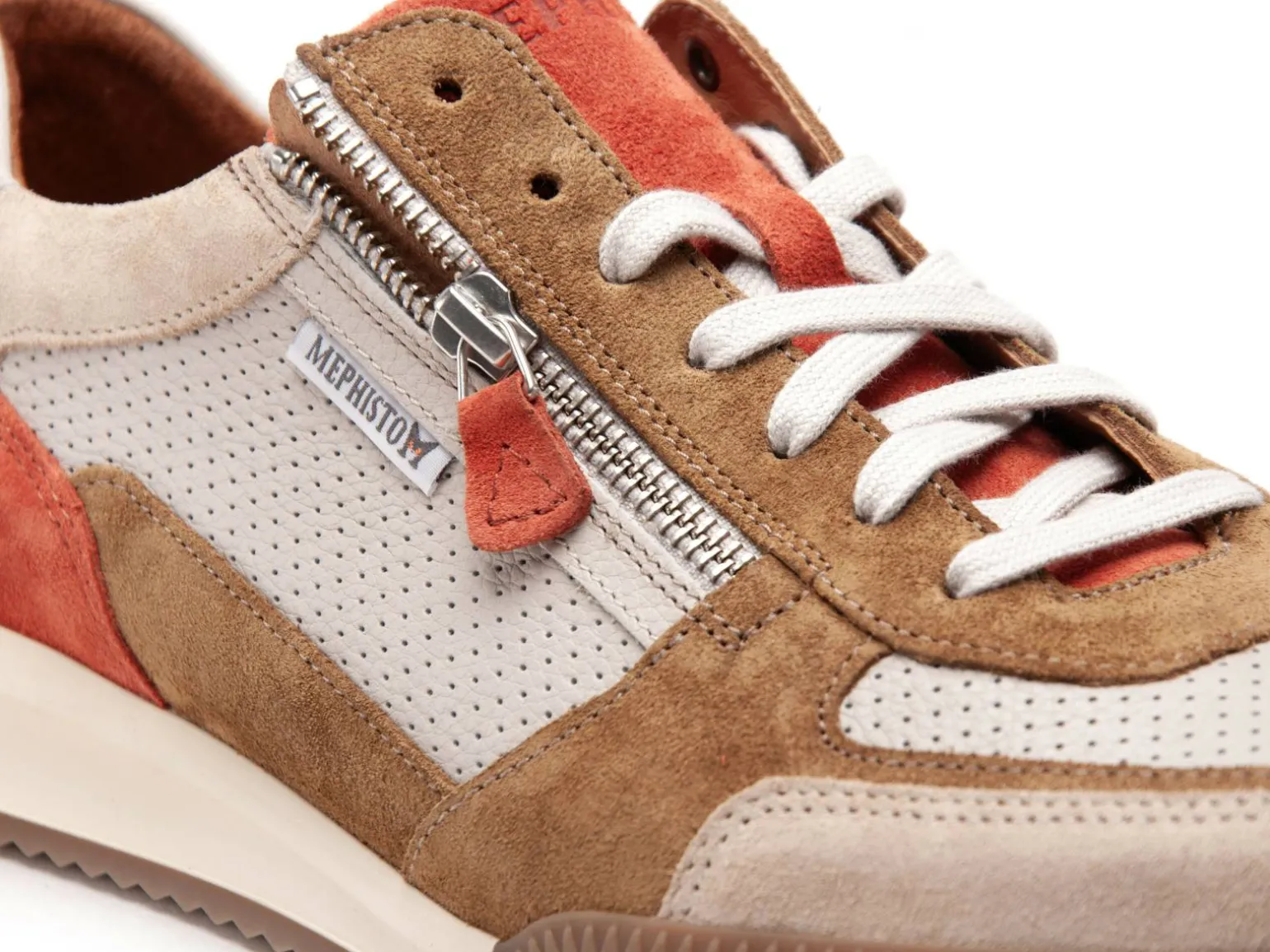 Mephisto 7046P5147025 ENDRIK Beige Baskets Basses Homme