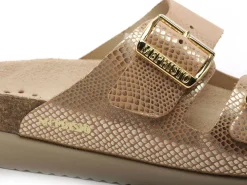 Mephisto 5763 P5136749 HESTER Or Mules et Sabots à Talons Femme
