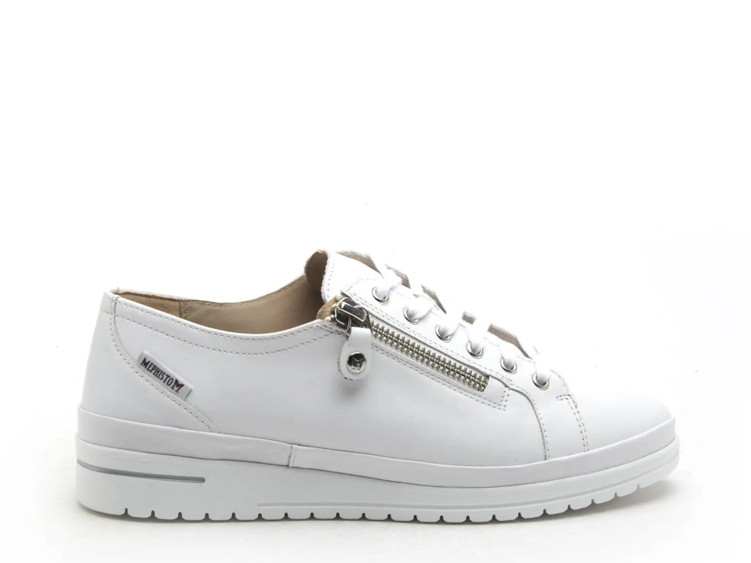 Mephisto 5747 P5137332 JUNE Blanc Baskets Basses Femme