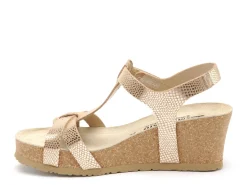 Mephisto 2824P5141929 LIVIANE HAVANA Or Sandales à Talons Femme