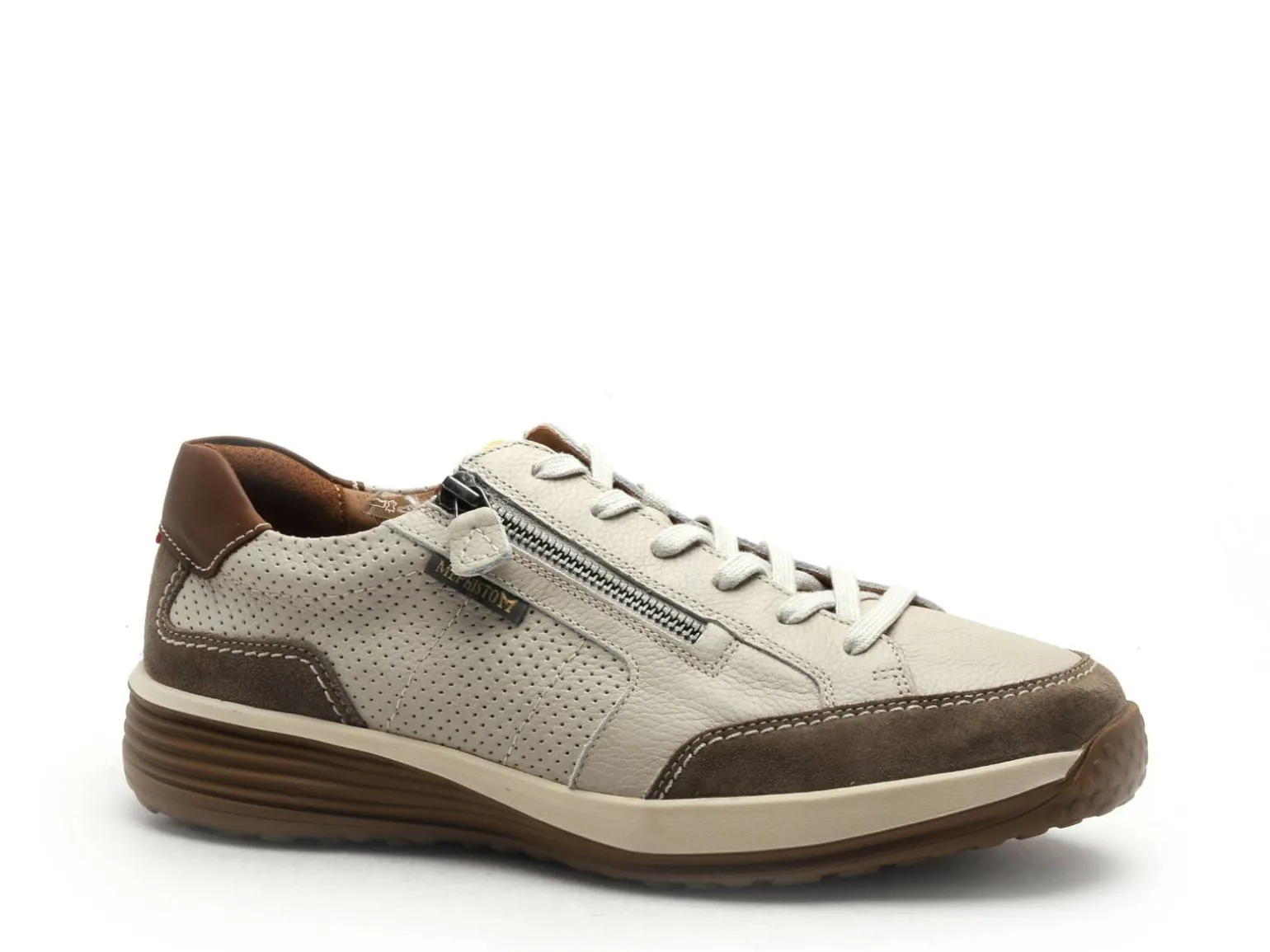 Mephisto 6775P5145102 SACCO Beige Baskets Basses Homme