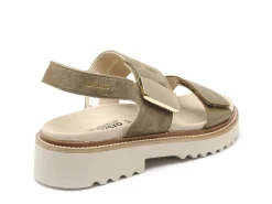 Mephisto 7042P5147363 VIOLAINE Kaki Sandales Plates Femme