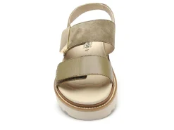 Mephisto 7042P5147363 VIOLAINE Kaki Sandales Plates Femme