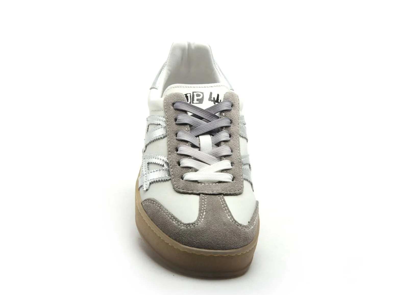 Metisse W UP44 Argent Baskets Basses Femme