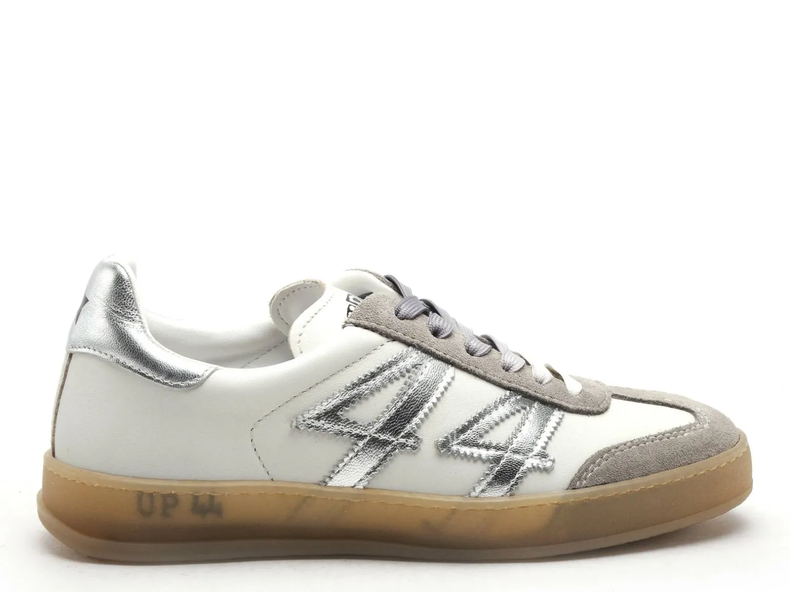 Metisse W UP44 Argent Baskets Basses Femme