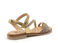 Minka BERENICE Or Sandales Plates Femme