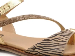 Minka BERENICE Or Sandales Plates Femme