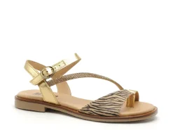 Minka BERENICE Or Sandales Plates Femme