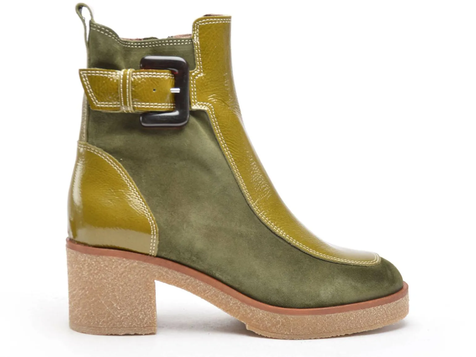 Minka EMOGI Vert Boots et Bottines à Talons Femme