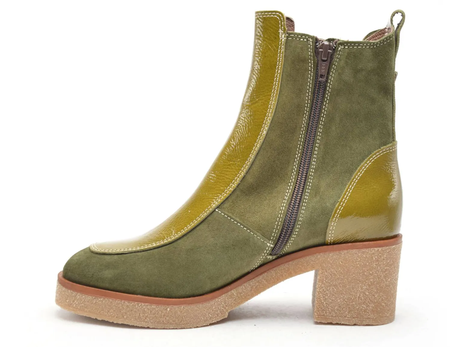 Minka EMOGI Vert Boots et Bottines à Talons Femme