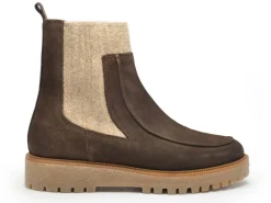Minka JIJI Marron Boots et Bottines Plates Femme