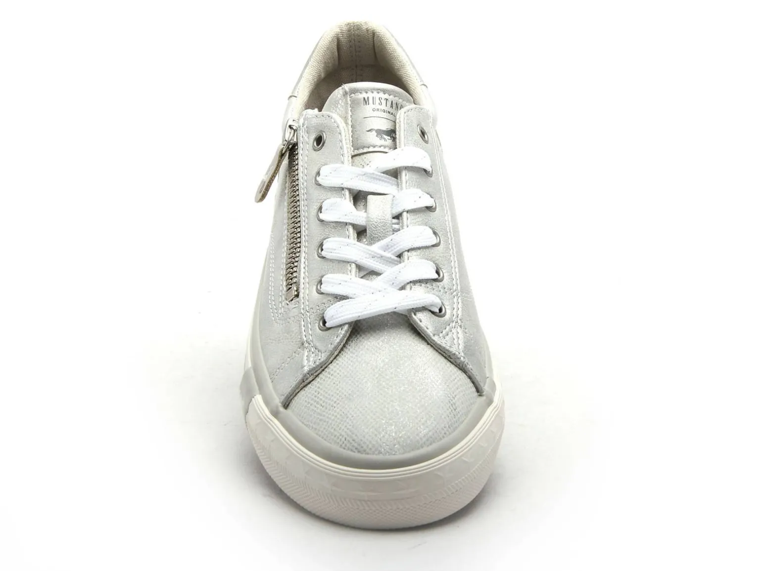 Mustang 1146318 Argent Baskets Basses Femme