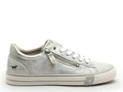 Mustang 1146318 Argent Baskets Basses Femme