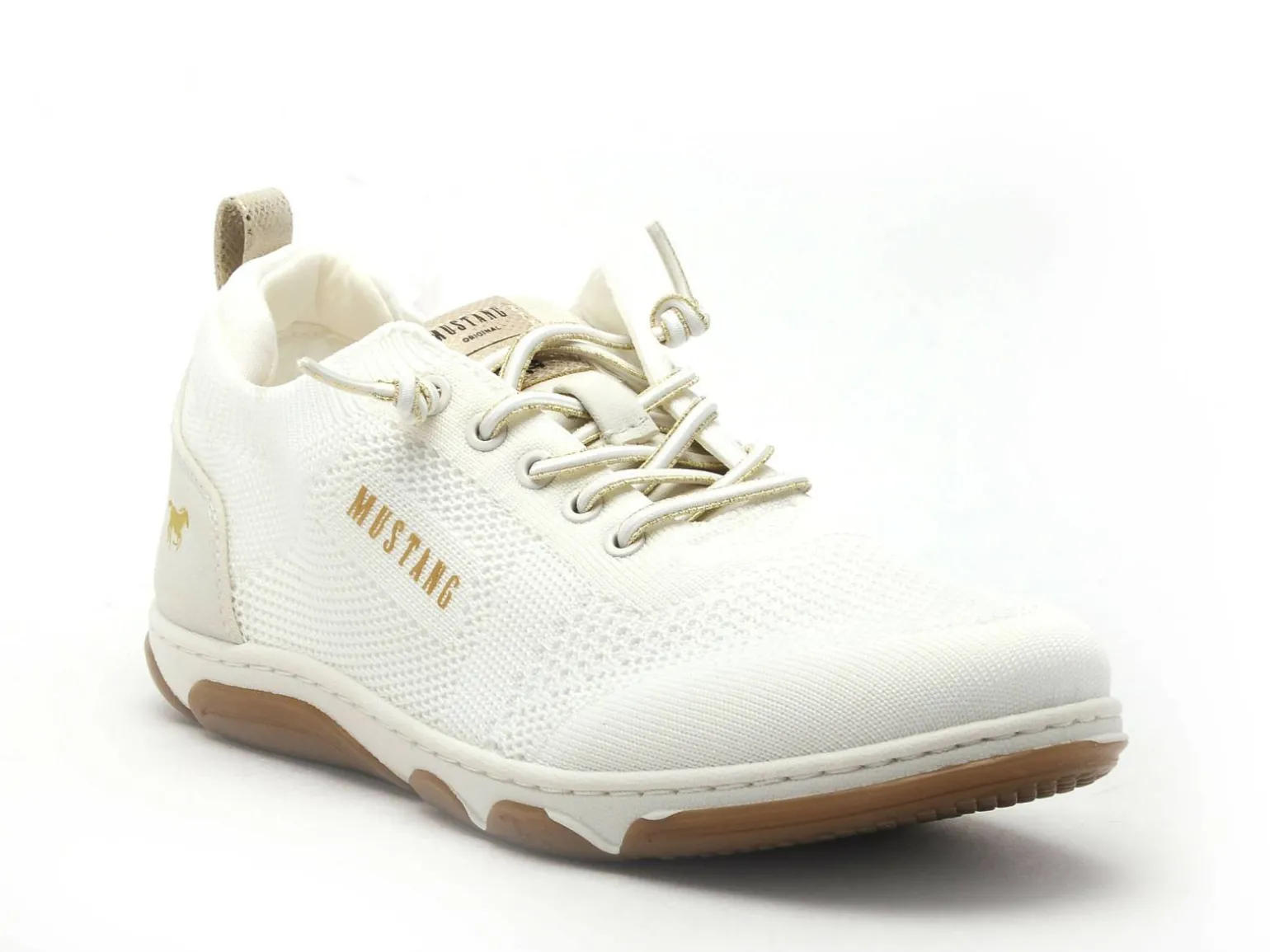 Mustang 1488303 Blanc Baskets Basses Femme