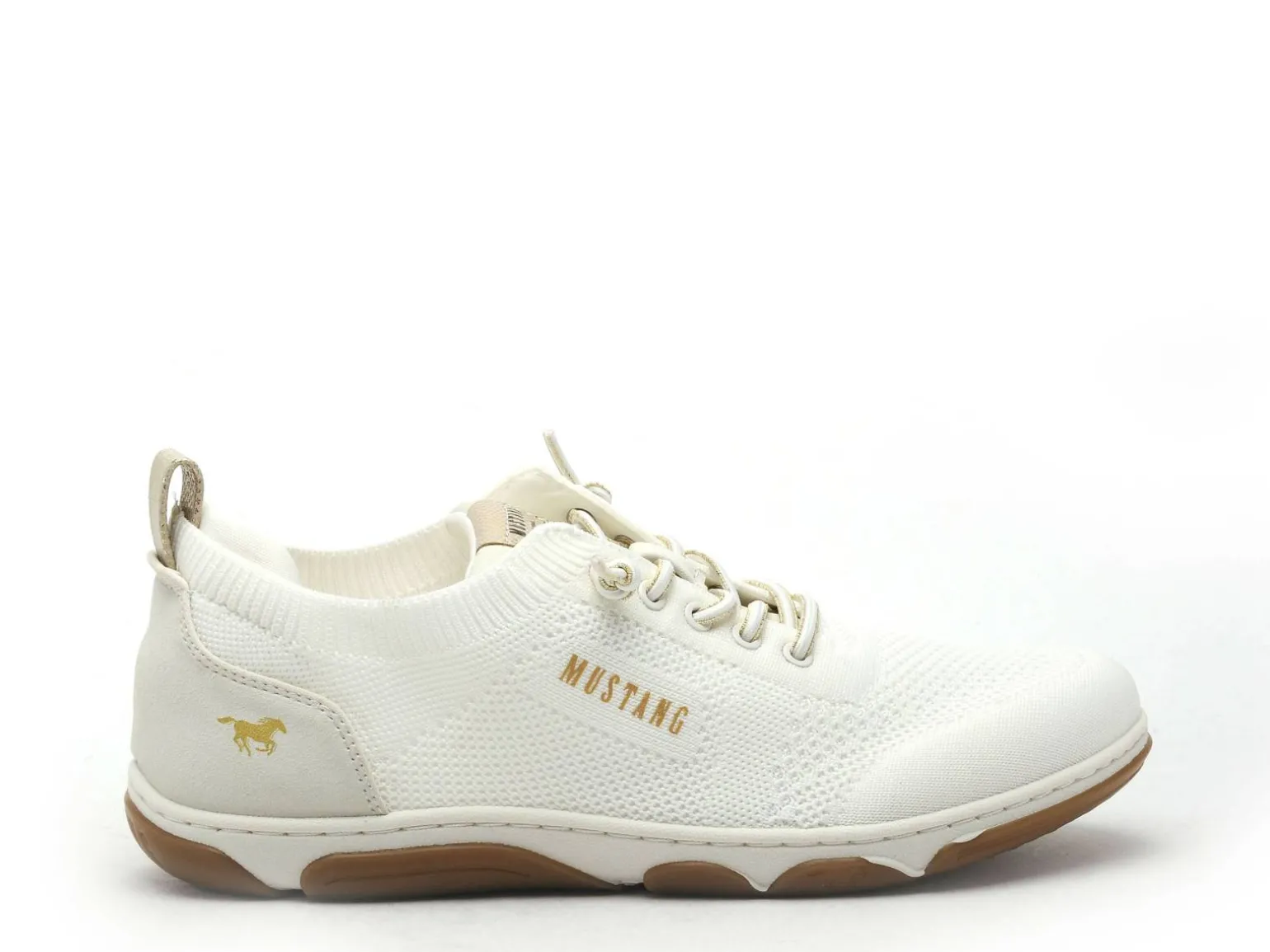 Mustang 1488303 Blanc Baskets Basses Femme