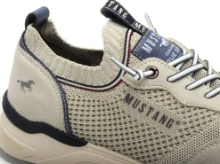 Mustang 4186308 Gris Baskets Basses Homme