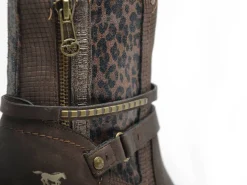 Mustang 15M0162008 Marron Boots et Bottines à Talons Femme
