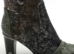 Mustang 1335505 Vert Boots et Bottines à Talons Femme