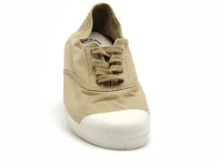 Natural World 102 Beige Baskets Basses Femme