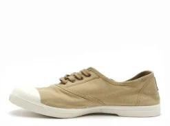 Natural World 102 Beige Baskets Basses Femme
