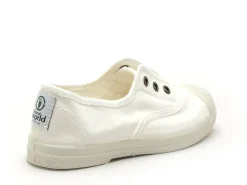 Natural World 470 Blanc Baskets Basses Fille